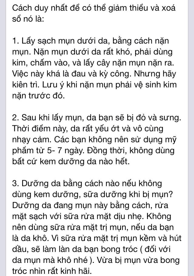 Lấy mụn ẩn
